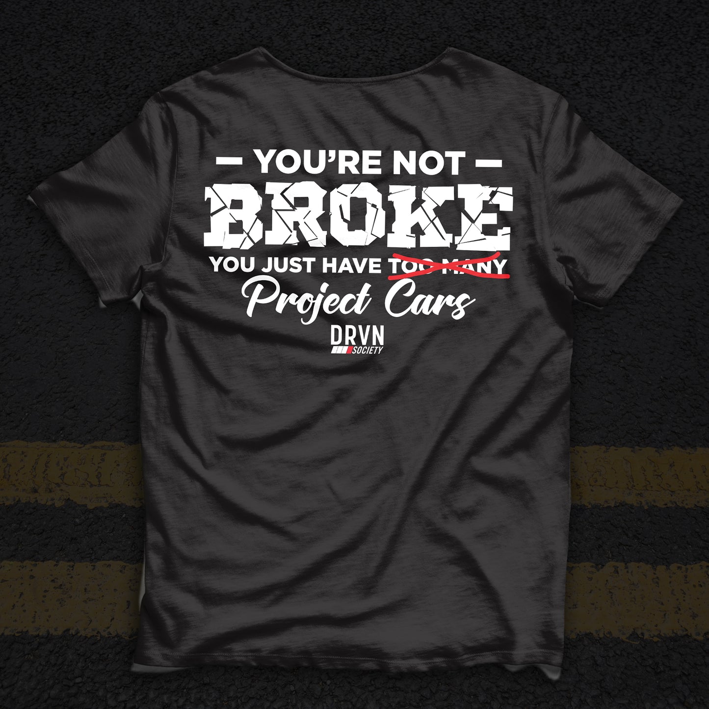 You're Not Broke - Black Unisex Classic Fit Crew Neck T-shirt - X2 Entries!