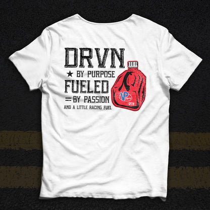 Fueled By Passion - White Unisex Classic Fit Crew Neck T-shirt - X2 Entries!