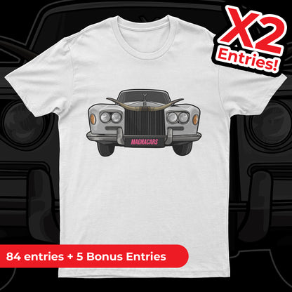 MAGNACARS - Horns - Rolls Royce - White Unisex Premium T-Shirt - X2 Entries!